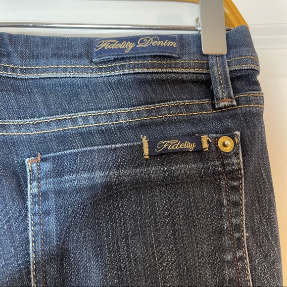 Fidelity Scoop Low Waist Skinny Viper Rinse Jeans - Picture 5 of 8